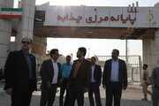 ببینید | بازدید سرپرست دفتر بازرسی، مدیریت عملکرد و حقوق شهروندان وزارت راه و شهرسازی از پایانه های مرزی شلمچه و چزابه در خوزستان