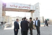 ببینید | بازدید سرپرست دفتر بازرسی، مدیریت عملکرد و حقوق شهروندان وزارت راه و شهرسازی از پایانه های مرزی شلمچه و چزابه در خوزستان