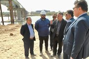 ببینید | تداوم ساخت پل عنافچه بر روی رودخانه در خوزستان