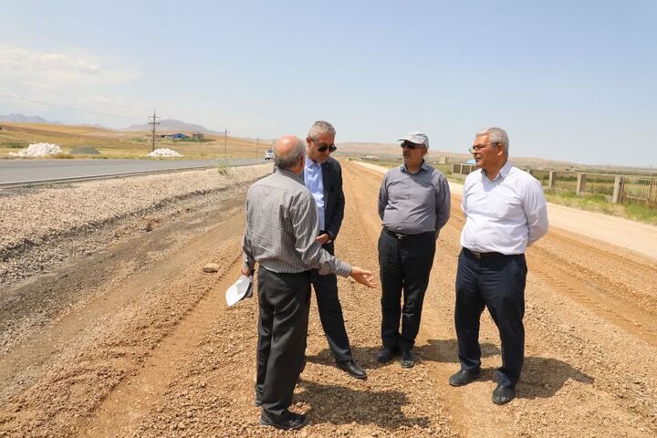 بهرهبرداری از محور حیدرآباد_نقده در آذربایجان غربی تا پایان نیمه نخست امسال  بازدید از عملیات اجرایی محور حیدرآباد_نقده