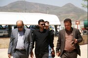 گزارش_تصویری بازدید معاون دفتر فناوری و اطلاعات سازمان راهداری و حمل و نقل جاده ای از پایانه مرزی تمرچین