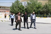 گزارش_تصویری بازدید معاون دفتر فناوری و اطلاعات سازمان راهداری و حمل و نقل جاده ای از پایانه مرزی تمرچین