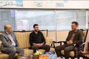 گزارش_تصویری بازدید معاون دفتر فناوری و اطلاعات سازمان راهداری و حمل و نقل جاده ای از پایانه مرزی تمرچین