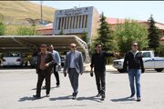 گزارش_تصویری بازدید معاون دفتر فناوری و اطلاعات سازمان راهداری و حمل و نقل جاده ای از پایانه مرزی تمرچین