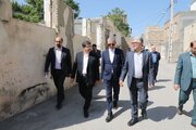 بازدید غلامرضا کاظمیان، معاون شهرسازی و معماری وزیر راه و شهرسازی و دبیر شورای‌عالی شهرسازی و معماری ایران از بافت‌های تاریخی و اراضی پادگان ارتش در ارومیه