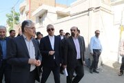 بازدید غلامرضا کاظمیان، معاون شهرسازی و معماری وزیر راه و شهرسازی و دبیر شورای‌عالی شهرسازی و معماری ایران از بافت‌های تاریخی و اراضی پادگان ارتش در ارومیه