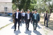 بازدید غلامرضا کاظمیان، معاون شهرسازی و معماری وزیر راه و شهرسازی و دبیر شورای‌عالی شهرسازی و معماری ایران از بافت‌های تاریخی و اراضی پادگان ارتش در ارومیه