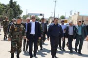 بازدید غلامرضا کاظمیان، معاون شهرسازی و معماری وزیر راه و شهرسازی و دبیر شورای‌عالی شهرسازی و معماری ایران از بافت‌های تاریخی و اراضی پادگان ارتش در ارومیه