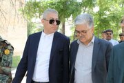 بازدید غلامرضا کاظمیان، معاون شهرسازی و معماری وزیر راه و شهرسازی و دبیر شورای‌عالی شهرسازی و معماری ایران از بافت‌های تاریخی و اراضی پادگان ارتش در ارومیه