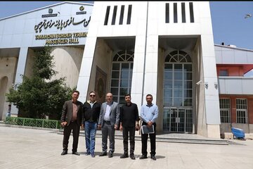 گزارش_تصویری 
بازدید معاون دفتر فناوری و اطلاعات سازمان راهداری و حمل و نقل جاده ای از پایانه مرزی تمرچین