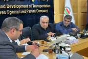 نشست مسئولان استان سمنان با مدیرعامل شرکت ساخت و توسعه زیربناهای حمل و نقل کشور