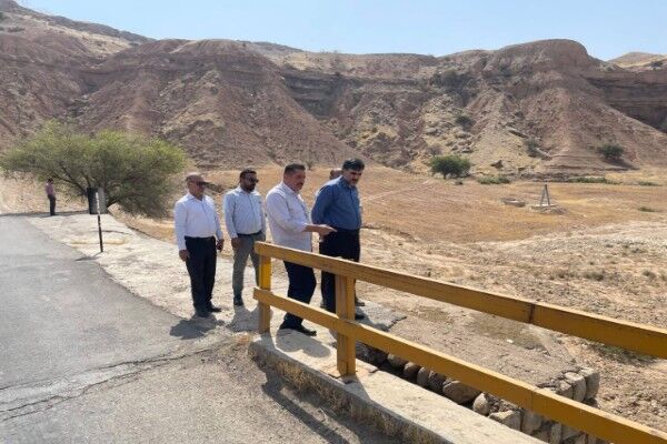 بازدید رئیس سازمان راهداری از محورهای مواصلاتی جنوب استان ایلام بازدید