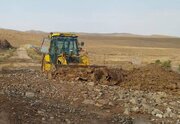 عملیات ترمیم آب‌بردگی‌ها و خسارات سیل در محورهای خراسان جنوبی