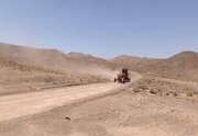 بینید|تسطیح مسیر و مرمت محورهای مواصلاتی خراسان جنوبی
