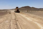 بینید|تسطیح مسیر و مرمت محورهای مواصلاتی خراسان جنوبی