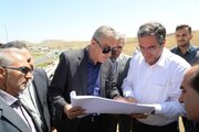 بازدید استاندار آذربایجان‌غربی از محور سلماس- خوی