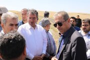 بازدید استاندار آذربایجان‌غربی از محور سلماس- خوی