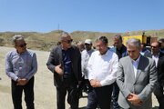 بازدید استاندار آذربایجان‌غربی از محور سلماس- خوی