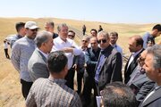 بازدید استاندار آذربایجان‌غربی از محور سلماس- خوی