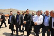 بازدید استاندار آذربایجان‌غربی به همراه پیمان آرامون مدیرکل و رئیس شورای هماهنگی راه و شهرسازی آذربایجان‌غربی از عملیات راهسازی محور سه راهی ایواوغلی تا گیت ورودی منطقه آزاد ماکو