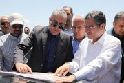 بازدید استاندار آذربایجان‌غربی به همراه پیمان آرامون مدیرکل و رئیس شورای هماهنگی راه و شهرسازی آذربایجان‌غربی از عملیات راهسازی محور سه راهی ایواوغلی تا گیت ورودی منطقه آزاد ماکو