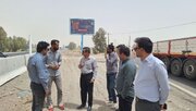 ببینید| بازدید مدیر کل راه و شهرسازی سیستان و بلوچستان از پروژه های عمرانی شمال استان