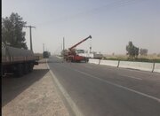 ببینید| بازدید مدیر کل راه و شهرسازی سیستان و بلوچستان از پروژه های عمرانی شمال استان