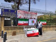 ببینید | برپایی ایستگاه پذیرایی از راهپیمایان جمعه خشم و نصر توسط ادارهکل راهداری و حملونقل جادهای استان اصفهان