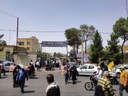 ببینید | برپایی ایستگاه پذیرایی از راهپیمایان جمعه خشم و نصر توسط ادارهکل راهداری و حملونقل جادهای استان اصفهان