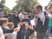 ببینید | برپایی ایستگاه پذیرایی از راهپیمایان جمعه خشم و نصر توسط ادارهکل راهداری و حملونقل جادهای استان اصفهان