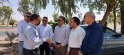 ببینید| بازدید مدیرکل راه و شهرسازی خوزستان به همراه معاونین و مسئولان شهرستان از پروژه احداث فرمانداری حمیدیه