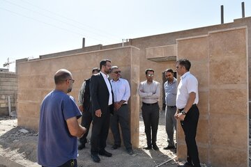 بازدید مهندس طباطبایی از قطعات 23 و 24