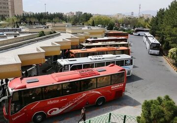 ناوگان حمل‌ونقل برون‌شهری اصفهان با ظرفیت کافی فعال است