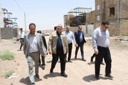 ببینید | بازدید  معاون فنی و مهندسی سازمان ملی زمین و مسکن با همراهی مدیر کل راه و شهرسازی خراسان رضوی در سفر به خراسان رضوی و بازدید از سایت های نهضت ملی مسکن شهرستان تربت جام