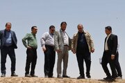 ببینید | بازدید  معاون فنی و مهندسی سازمان ملی زمین و مسکن با همراهی مدیر کل راه و شهرسازی خراسان رضوی در سفر به خراسان رضوی و بازدید از سایت های نهضت ملی مسکن شهرستان تربت جام