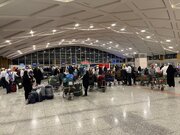 ببینید | بازگشت حجاج به وطن در فرودگاه مشهد