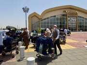 ببینید | بازگشت حجاج به وطن در فرودگاه مشهد