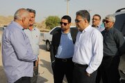 ببینید| بازدید مدیرکل راه و شهرسازی خوزستان به همراه معاونین و مسئولان شهرستان از پروژههای راهسازی و مسکن مسجدسلیمان