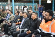 ببینید | حضور مدیرکل راهداری و حمل‌ونقل جاده‌ای استان اصفهان در مراسم بزرگداشت شهدای هفتم تیر