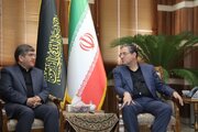 دیدار  و جلسه معاون وزیر و مدیرعامل راه‌آهن کشور با استاندار آذربایجان‌غربی