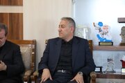 دیدار  و جلسه معاون وزیر و مدیرعامل راه‌آهن کشور با استاندار آذربایجان‌غربی