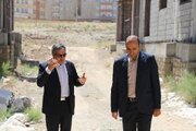 بازدید رییس اداره بازرسی راه و شهرسازی از شهر جدید گلمان