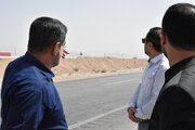 ببینید | بازدید مدیرکل راه  وشهرسازی استان سمنان از اراضی و طرح های راهسازی شهرستان سرخه