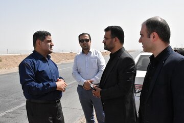 بازدید از اراضی سرخه