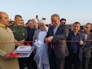 ببینید| آیین افتتاح تقاطع غیر هم سطح عطامحمد زهک بطول ۷ کیلومتر و راه اصلی زابل_زهک بطول ۲۰ کیلومتر با مجموع اعتبار ۶ هزار میلیارد ریال(2)