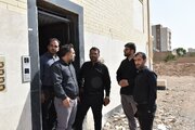 ببینید | نظارت مدیرکل راه و شهرسازی استان سمنان بر روند تکمیل پروژه 80 واحدی سمنان