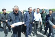 بازدید استاندار آذربایجان‌غربی به‌ همراه پیمان آرامون مدیرکل و رئیس شورای هماهنگی راه و شهرسازی آذربایجان‌غربی از کارگاه راهسازی محورهای میاندوآب _ شاهين دژ و شاهین دژ _ تکاب