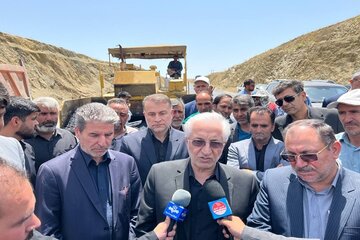 بازدید استاندار خراسان شمالی از راه راز به شیرین دره