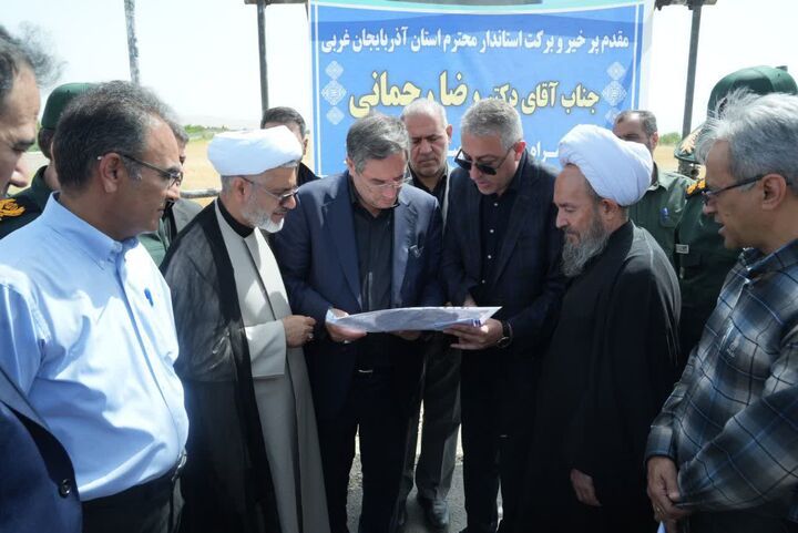 ببینید| بازدید استاندار آذربایجان‌غربی و مدیرکل راه و شهرسازی از کارگاه راهسازی محورهای میاندوآب _ شاهین دژ و شاهین دژ _ تکاب