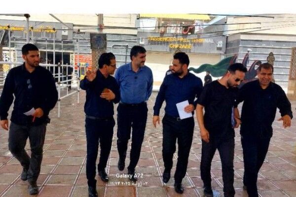 بازدید رئیس سازمان راهداری از پایانه و محورهای منتهی به مرز چذابه